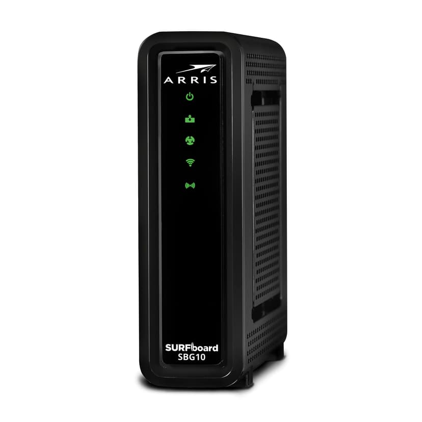 ARRIS (SBG10-RB) - Modem Router Combo - DOCSIS 3.0 16 x 4 Gigabit & AC1600 WiFi, [Check with your provider for compatibility]400 Mbps Max Internet Speeds - Renewed