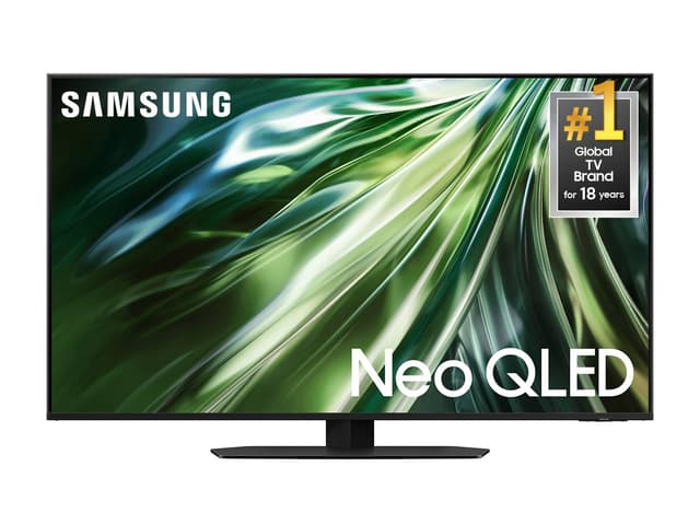 Samsung 43-Inch Class Neo QLED 4K QN90D Series Mini LED, Neo Quantum HDR+ Smart TV w/Dolby Atmos, Object Tracking Sound+, Motion Xcelerator, Real Depth Enhancer Pro, Alexa Built-in (QN43QN90D, 2024)