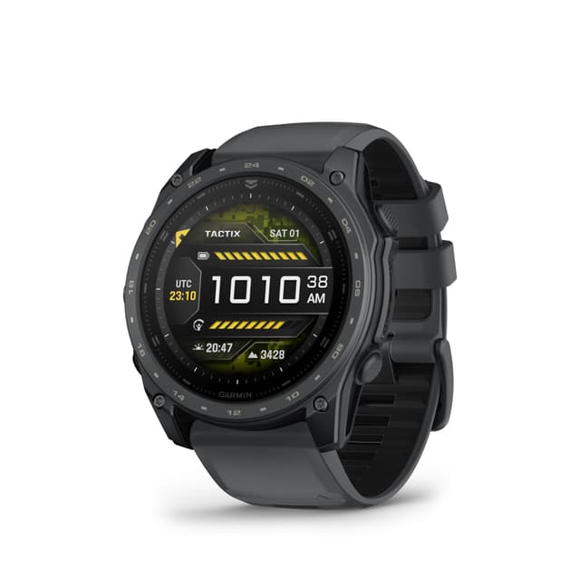Garmin tactix® 8 – 51mm Cerakote, Premium Tactical GPS Smartwatch, AMOLED Display, Applied Ballistics® Solver, Slate Gray Premium Cerakote Coating