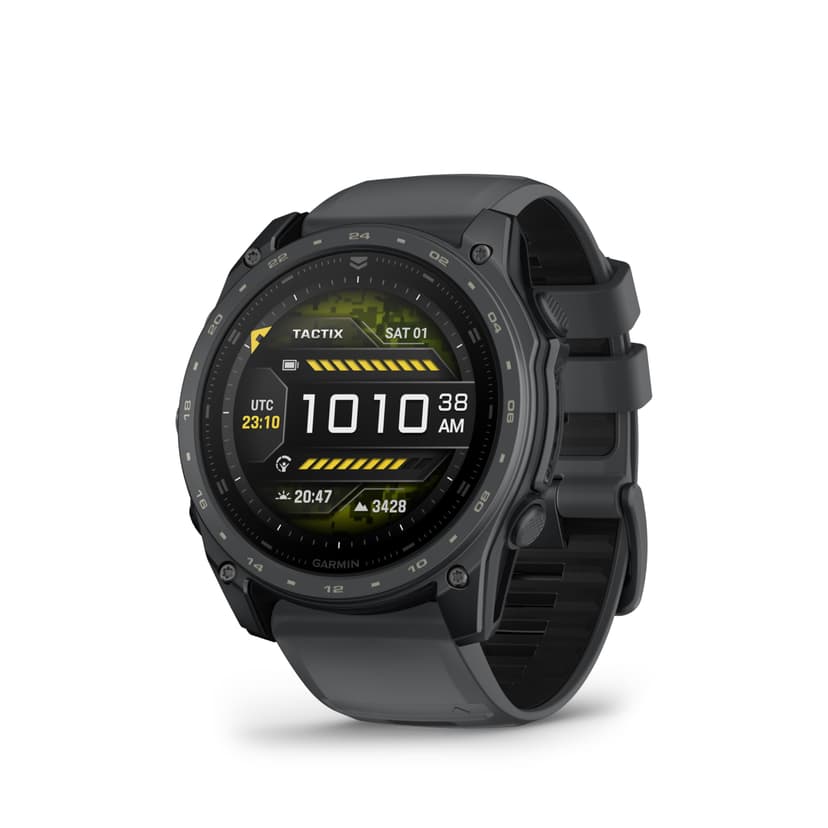Garmin tactix® 8 – 51mm Cerakote, Premium Tactical GPS Smartwatch, AMOLED Display, Applied Ballistics® Solver, Slate Gray Premium Cerakote Coating