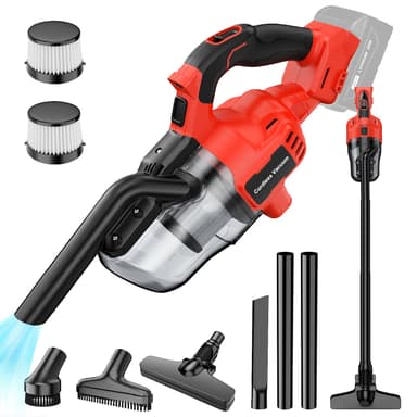 CAMXTOOL Cordless Vacuum for Milwaukee M18 Battery, Handheld Vacuum Cleaner for Home Pet Hair Car, 5-in-1 Portable Shop Vac with 2 Washable HEPA Filter, 4 Multi Nozzle (Battery Not Included)