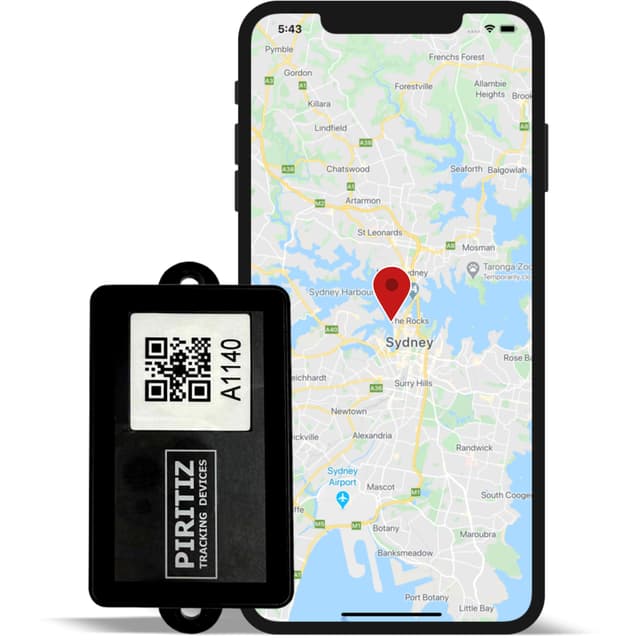 PIRITIZ GPS Tracker for Trailers & Equipment – 5 Year Battery Life, Wireless Waterproof Asset Tracking Device for Construction, Rental Fleets & Heavy Equipment, No Wiring