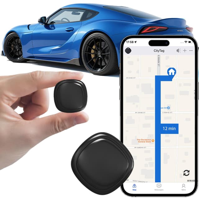 GPS Tracker for Vehicles,Mini Hidden Magnetic Car GPS Tracking,Full Global Coverage Location GPS Tracker for Cars,Assets,Pets,Kids,Elderly.No Subscription RequiredNo,Monthly Fee,No SIM Card Required