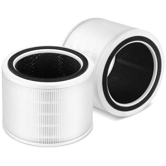 2 Pack Core 200S Replacement Filter, Compatible with LEVOIT Core 200S Core 200S-P Smart WiFi Air Purifier, Compare Part# Core 200S-RF, Core 200S-P, White