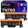 E-Z Ink TN760 Toner for Brother Printer Compatible for Brother TN-760 TN730 TN-730 Toner Cartridges to Use with MFC-L2710DW MFC-L2750DW HL-L2350DW HL-L2370DW HL-L2395DW L2390DW DCP-L2550DW (2 Black)