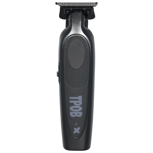 TPOB X Deluxe White Rubber Grip Digital Brushless 7200rpm Professional Hair Trimmer Hair Clippers for Men, Krazy Blade Trimmer Cordless Rechargeable Clippers (Black)