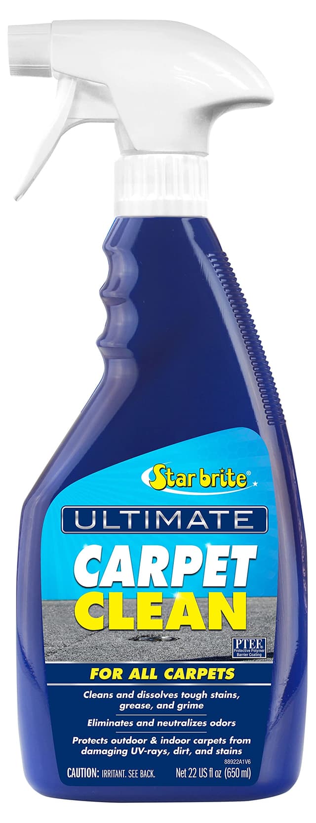 STAR BRITE Ultimate Carpet Clean Spray - High-Performance Marine Carpet Cleaner for Boats, Bass Boats - Removes Tough Stains & Odors - Easy to Use - Ideal for Car, Home, and RV (088922P)