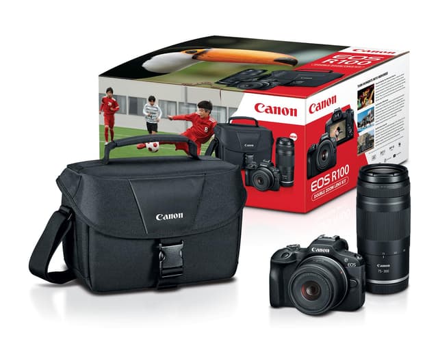 Canon EOS R100 Double Zoom Lens Kit