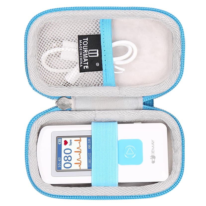 Tourmate Hard Case Replacement for EMAY/CONTEC/SonoHealth Portable ECG Heart Rate Monitor