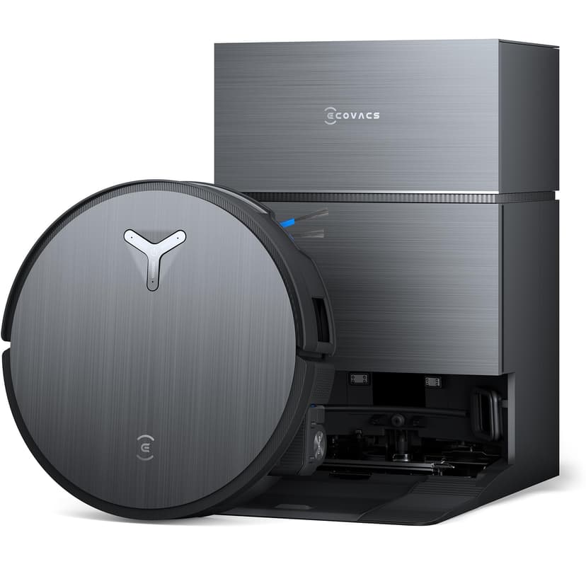 ECOVACS DEEBOT X11 PRO Omni Robot Vacuum and Mop, 19,500Pa Blast Suction, Instant Self-Cleaning Roller Mop, Zero-Tangle, Auto-Lift Mop for Carpet & Spill Protection, GaN Fast Charging for Large Homes