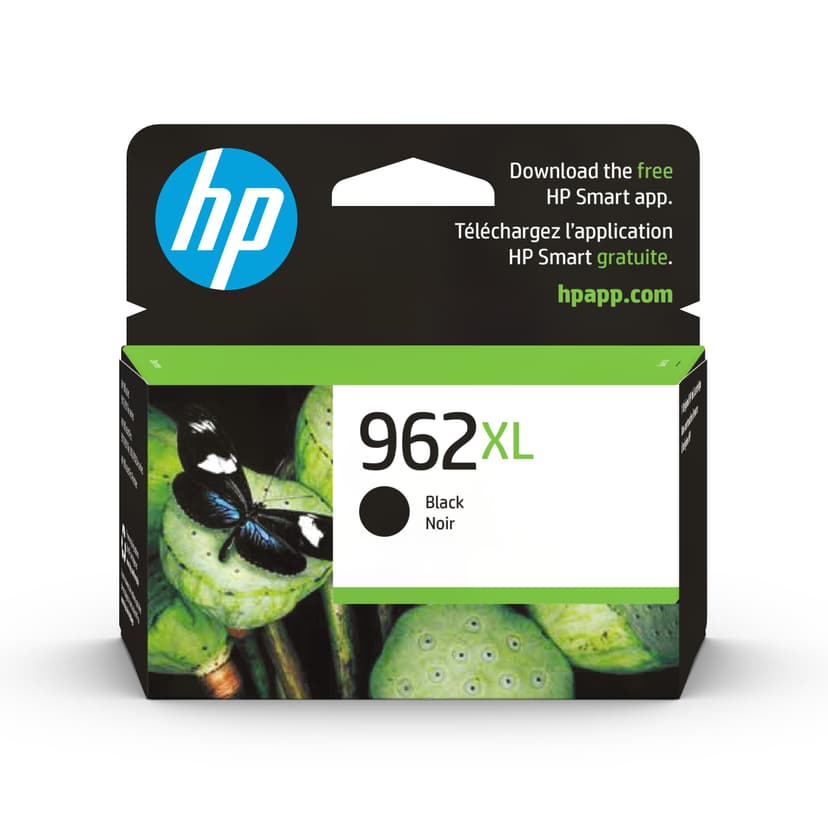 HP 962XL Black High-Yield Ink Cartridge | Works with OfficeJet 9010, Pro 9010, 9020 | Eligible for Instant Ink | 3JA03AN