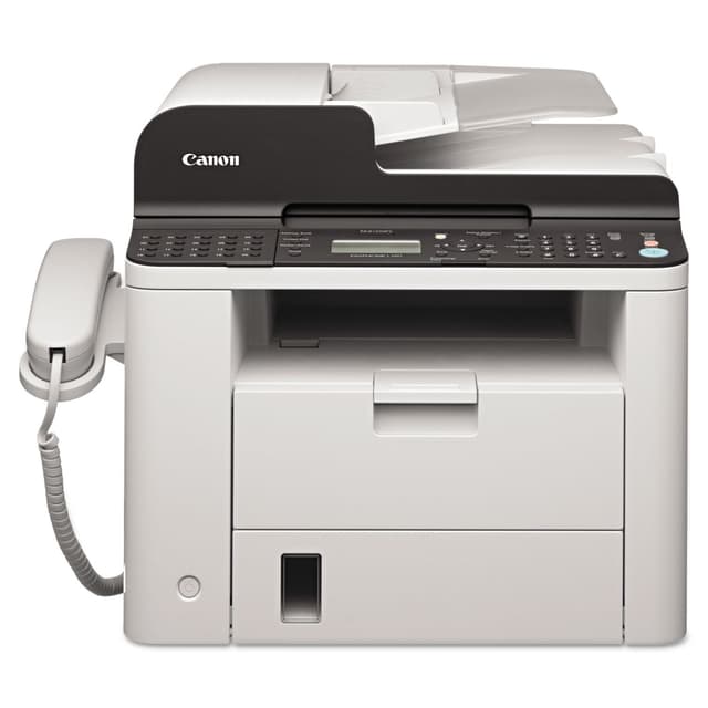 Canon FAXPHONE L190 - Monochrome Duplex Laser Fax with Copier, 30 Sheet Auto Document Feeder, 1 Year Limited Warranty, 26 PPM, White