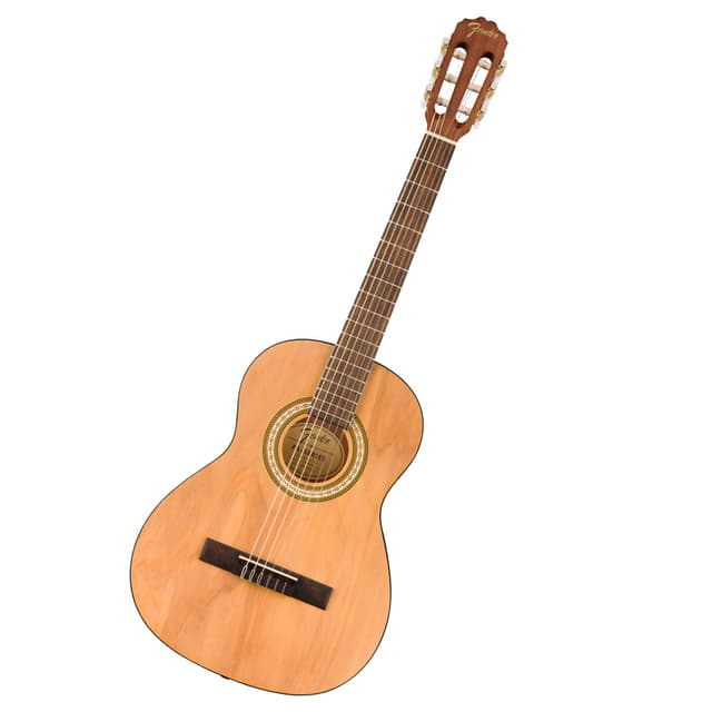 Fender FA-25N 3/4 Size Nylon String Acoustic Guitar, Beginner Guitar, with 2-Year Warranty, Perfect Beginner Guitar for Kids that is Easy on Fingers, Includes 3 Months of Free Lessons, Natural