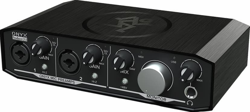 Mackie Audio Interface, Onyx Producer 2X2 USB Audio Interface with MIDI (Onyx Producer 2-2)