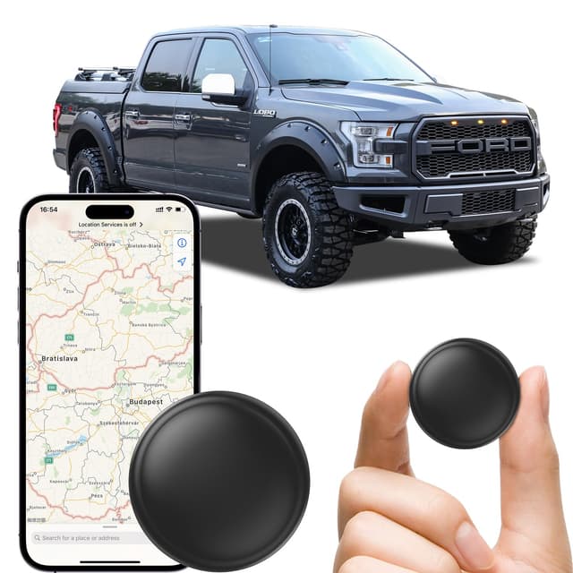 GPS Tracker Device for Car and Vehicles: Mini Hidden Magnetic no Subscription Trackers for Tracking Kids Elderly Vehicle pet - Real Time Location Track Devices no Monthly Fee for Android and iPhone