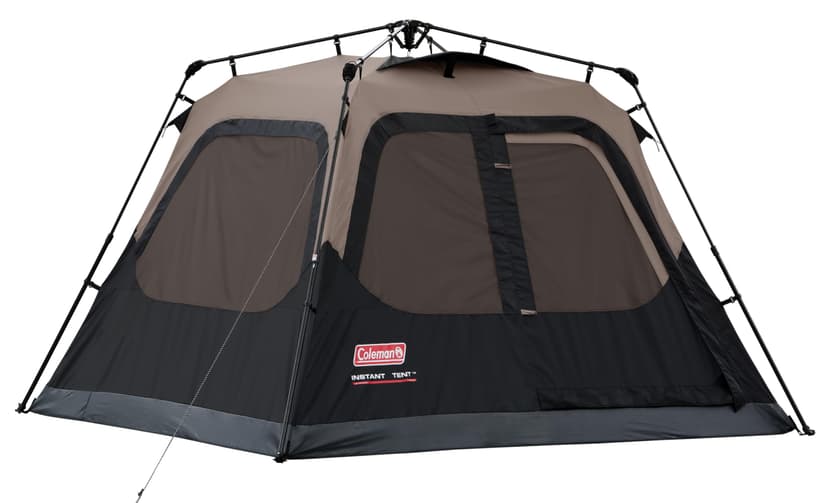 Coleman 4/6/8/10 Person Instant Camping Tent with 1-Minute Setup, Large Family Tent with Pre-Attached Poles, Air Vent, & Carry Bag, Sets Up in About 60 Seconds
