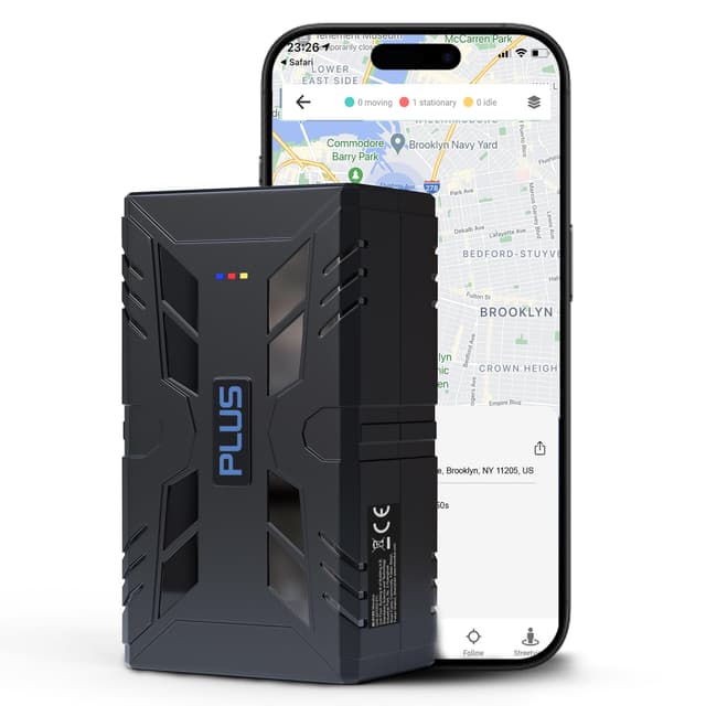 REWIRE SECURITY 104-Plus 4G Magnetic GPS Tracker for Vehicle | Easy Mount | Fits with Car, Truck, Van & Motorbike | Portable Live Tracking | Up to 4 Month Battery Life | Low Cost Subscription Plans