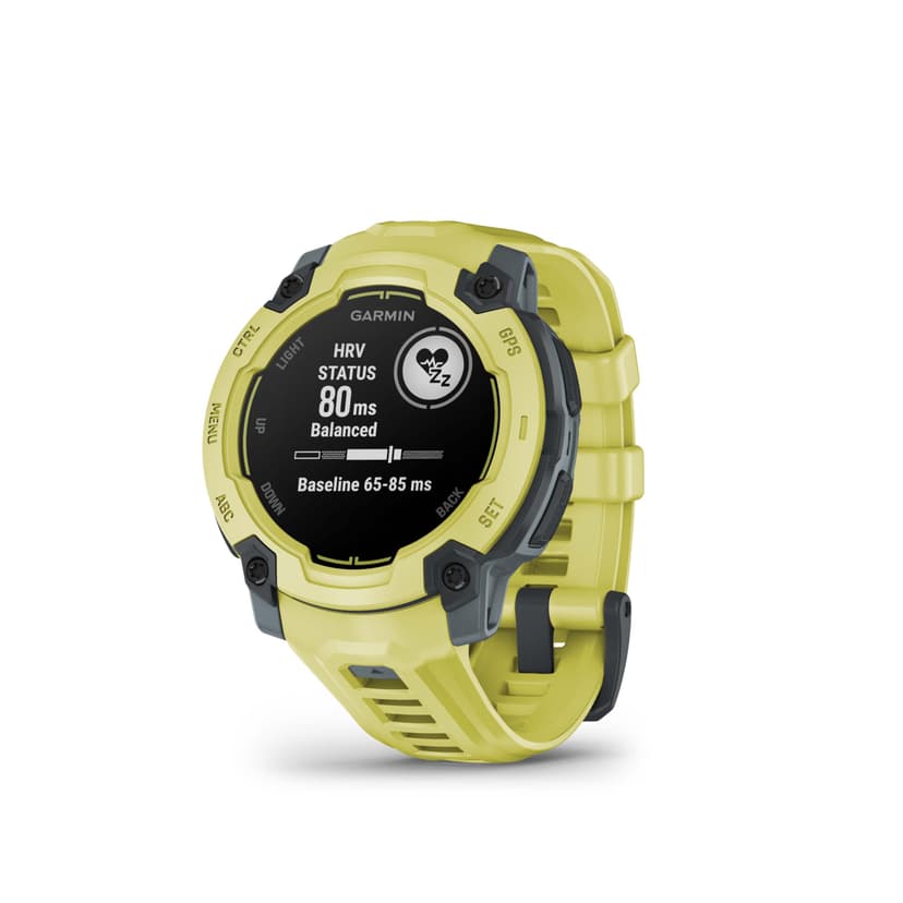 Garmin Instinct® E 45mm, Rugged Outdoor GPS Smartwatch, 24/7 Health Monitoring, Wrist-Based Heart Rate, Up to 16 Days of Battery Life, Electric Lime