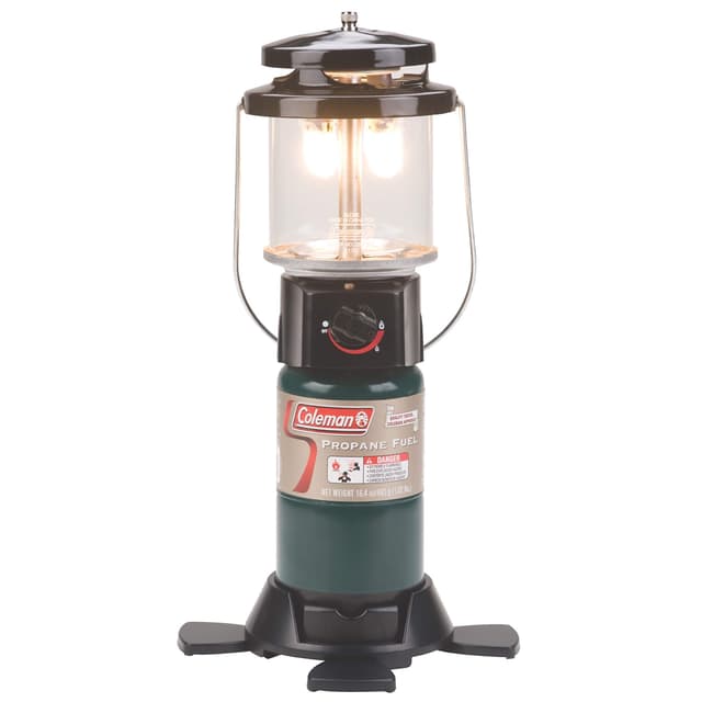 Coleman 1000L Deluxe Propane Lantern, Gas Lamp with Adjustable Brightness, Pressure Control, Carry Handle & Mantles Included, Great for Camping, Hunting, Power Outage & More