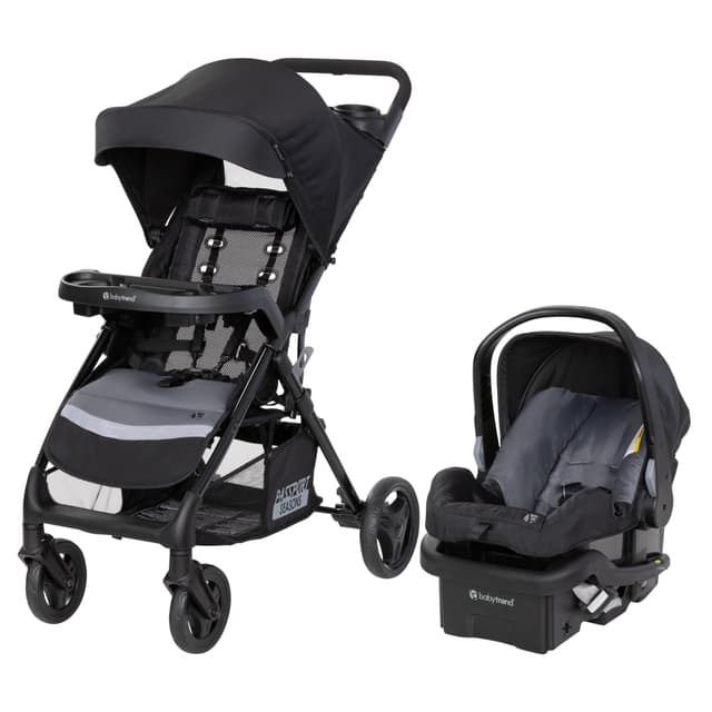 Baby Trend Passport Seasons Travel System with EZ-Lift™ Infant Car Seat, Journey Black