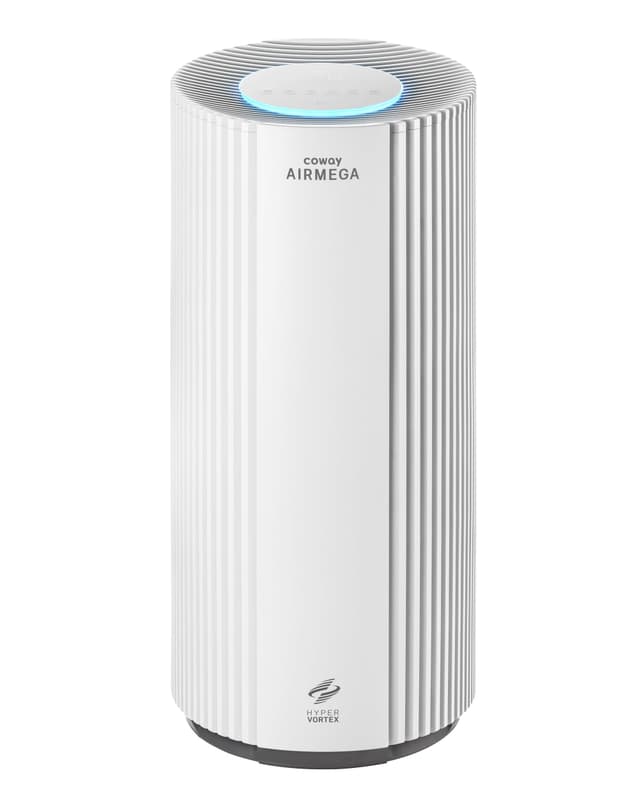 COWAY Air Purifier for Large Room Whole Home Up to 3,285 ft², HEPA Filter for Smoke, Allergen, Pet Dander, Odor, PM(1, 2.5, 10), AQI, Turbo Eco Mode, Energy Star, 3yr Warranty, Airmega 450 White