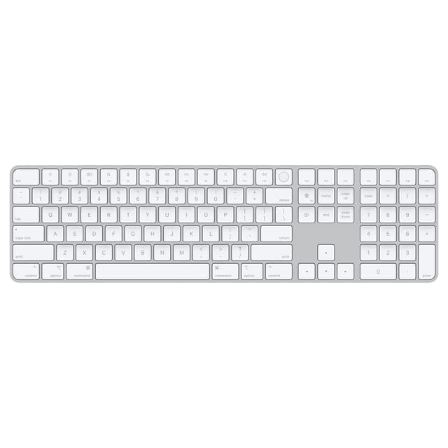 Apple Magic Keyboard with Touch ID and Numeric Keypad (for Mac Computers with Apple Silicon) - US English - Silver (Renewed)