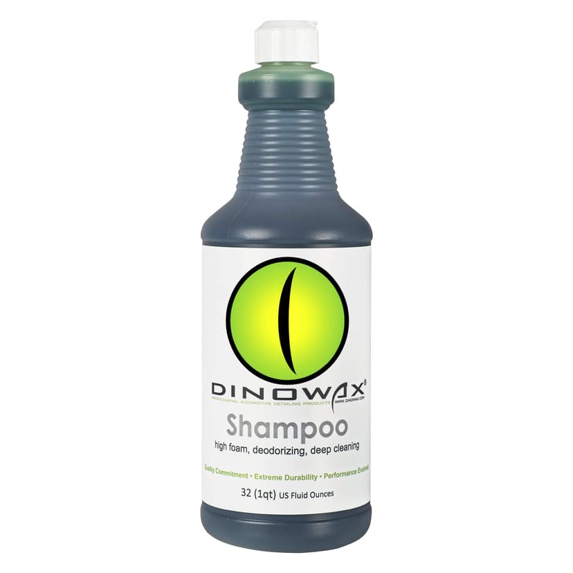 Dinowax Shampoo | High Foam Carpet Shampoo | Concentrate Cleaner with Odor Eliminating Power | Professional-Grade (32 Oz)