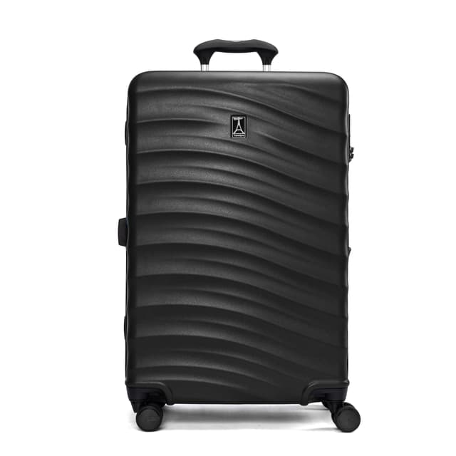 Travelpro Maxlite Air V2 Hardside Expandable Checked Luggage, 8 Spinner Wheels, Lightweight Hard Shell Suitcase, TSA lock, Black, Checked Medium 25-Inch