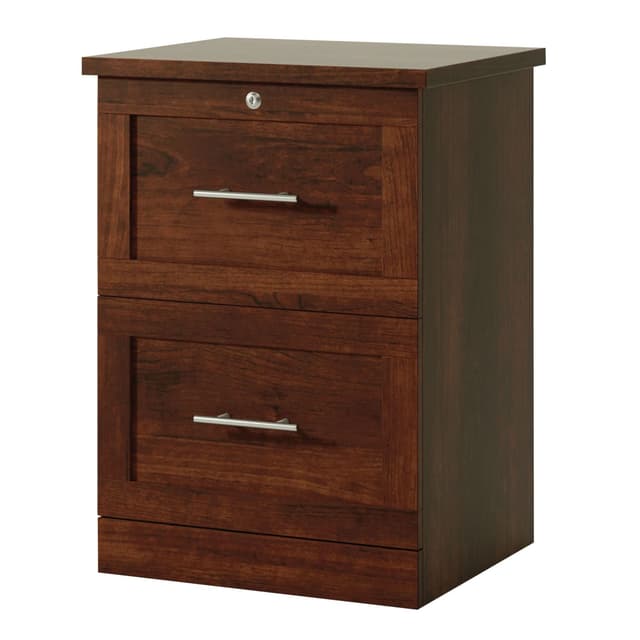 Realspace® 17" D Vertical 2-Drawer File Cabinet, Mulled Cherry