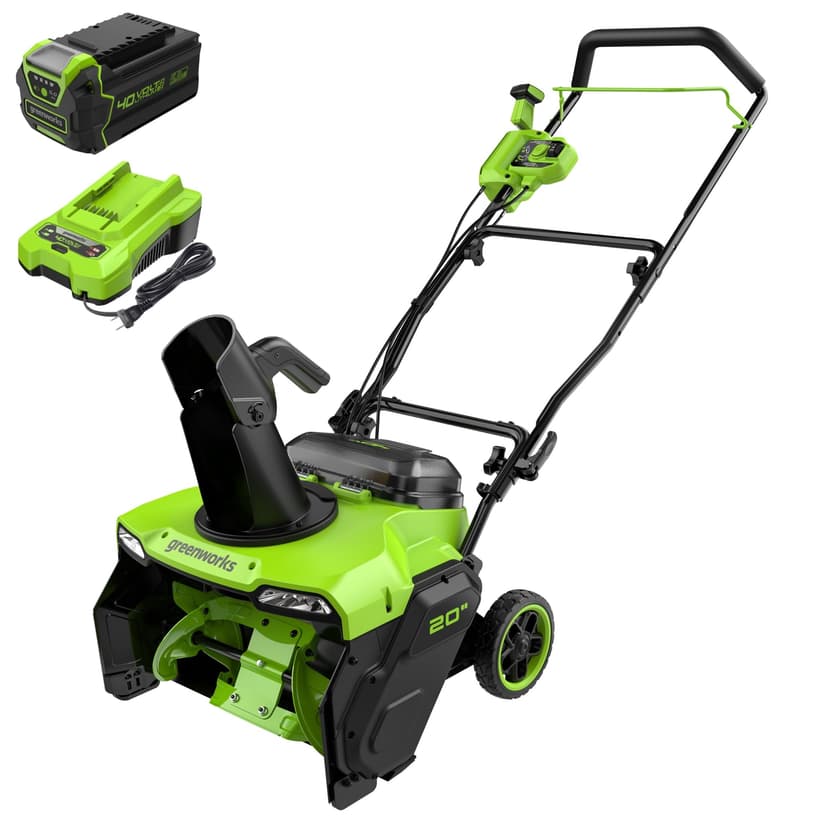 Greenworks 40V 20'' Snow Thrower 5Ah Battery