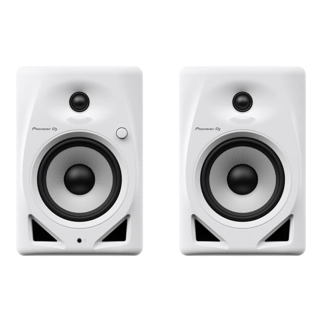 Pioneer DJ DM-50D Active 5-inch Desktop Monitor Speaker, White