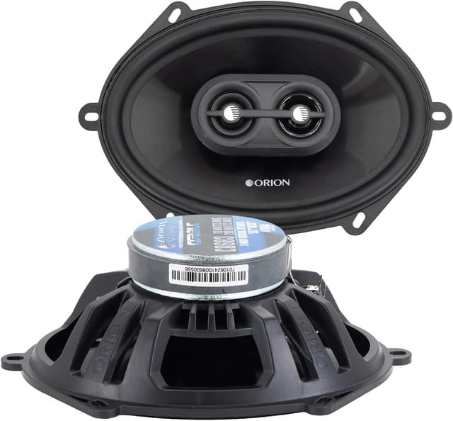 ORION Cobalt Series CB683 6x8β 3-Way Coaxial Car Speakers, 280W, 4 Ohms, Full Range, Enhanced Bass, Polypropylene Cone & Butyl Rubber Surround, Easy Install (Pair)