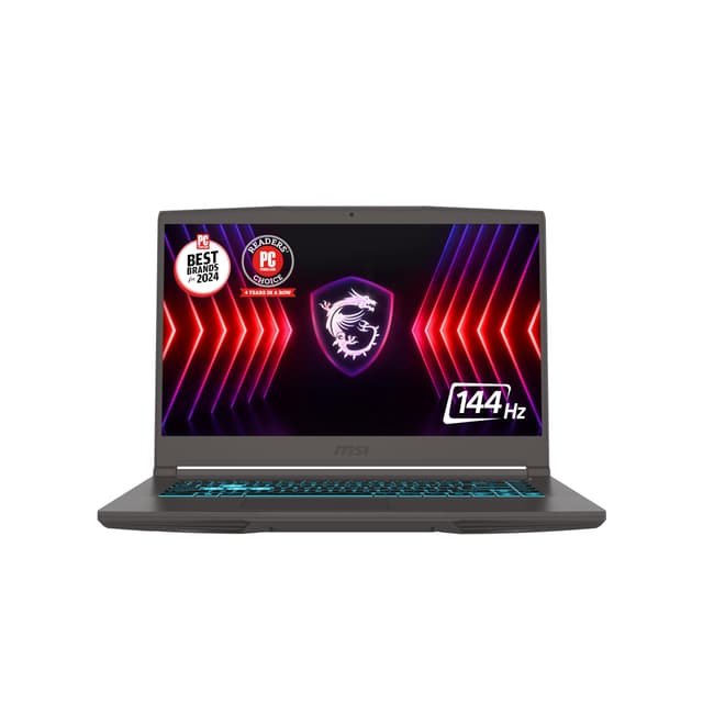 msi Thin 15 15.6” 144Hz FHD Gaming Laptop: Intel Core i5-13420H, NVIDIA Geforce RTX 2050, 16GB DDR5, 512GB NVMe SSD, Cooler Boost 5, Win 11: Black B13UCX-2040US