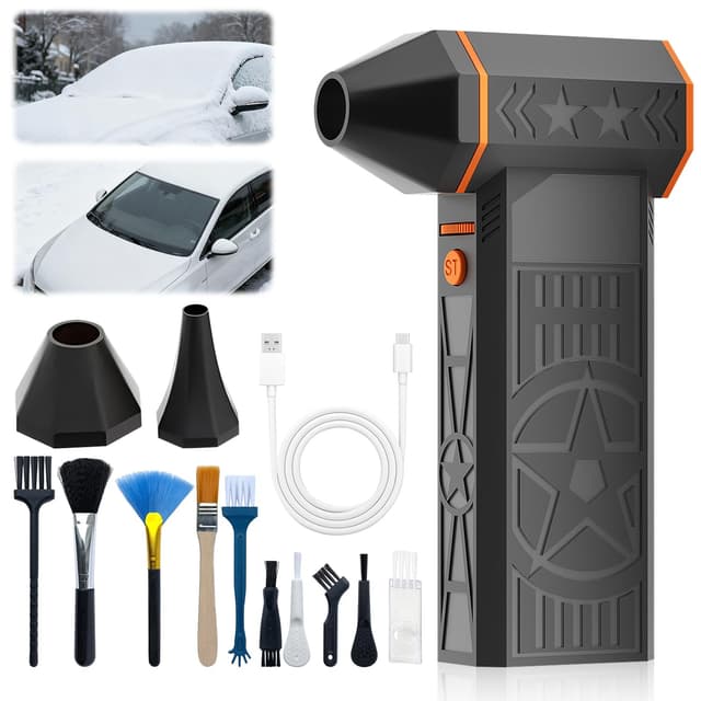 2026 Upgrade Suptruck Frostblazer Thermal Snow Blower, Portable Suptruck Frostguards Thermal Blower, Snow Blower with Efficient Turbine Tech, Portable for Car Windshield Defrost, Snow Removal