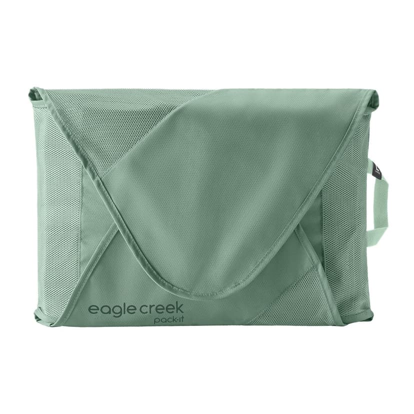 Eagle Creek Pack-It Reveal Garment Folder - Compression Wings - Maximize Luggage Space - Convenient Top Handle - Quick Drying Material - Large - Willow Green