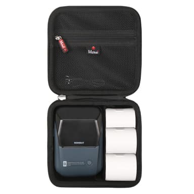 Mchoi Hard Case Suitable for NIIMBOT B1/B21 Label Maker, Waterproof Shockproof Bluetooth Portable Label Printer Protective Case, Case Only