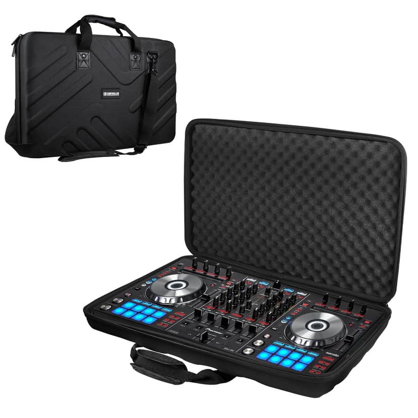 LVKAYCE DJ Case - 27.2"x15.7"x4" - Fits Pioneer DJ Controller RX,SX,SX2,SX3/DDJ-FLX6/Denon MC7000 - Hard Shell Traveling Case - EVA Protection - For DJ Equipment
