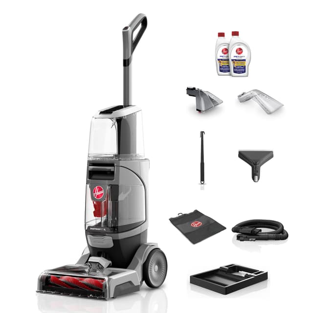 Hoover SmartWash Pet XL Upright Carpet Cleaner Machine for Carpet and Upholstery, Automatic Deep Cleaning Carpet Shampooer, Converts to Spot Cleaner, Pair with Hoover Carpet Cleaner Solution
