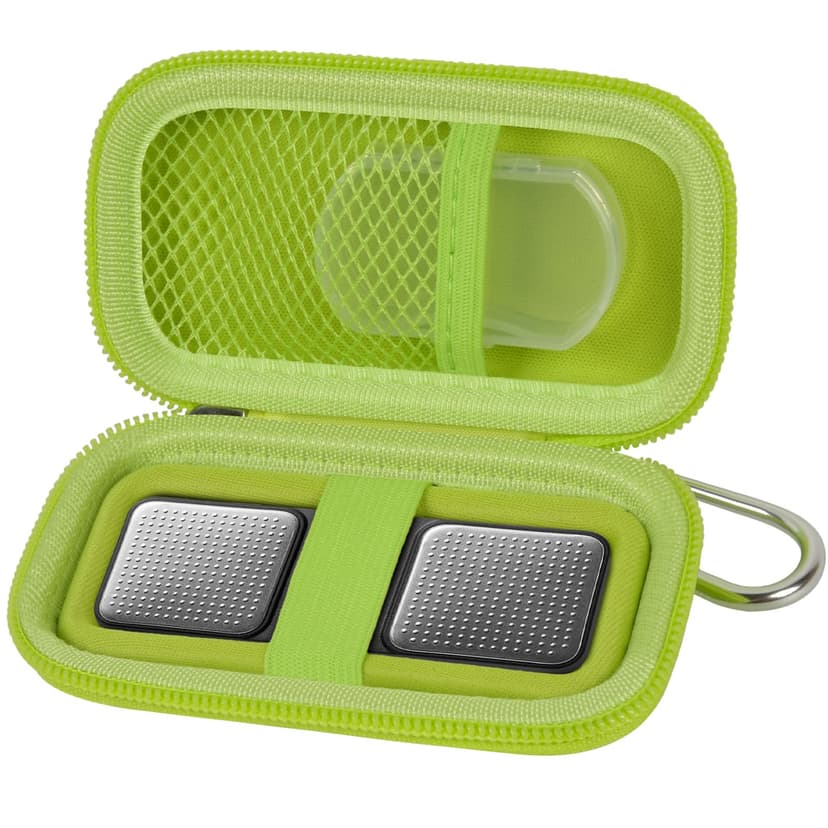Heart Rate Monitor Case for AliveCor for KardiaMobile 6L / 6L Max 1L Personal EKG Monitor Storage Holder Fits for Cardiac Mobile Portable Heart Rate Monitor Bag Organizer (Pill Box Included) Green