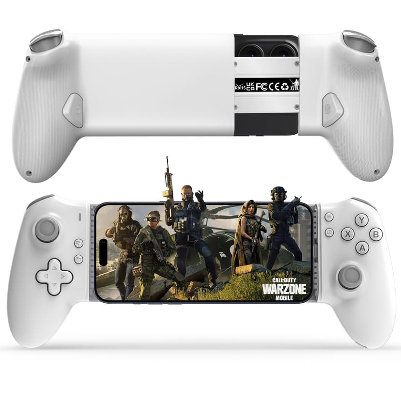 arVin USB C Mobile Gaming Controller for iPhone 17/16/15 Series & Android (USB-C) Plug & Play - Remote Play for PS5/PS4/Xbox/PC Consoles, Cloud Game, Emulator, with Hall Effect Joysticks/Turbo/Back keys