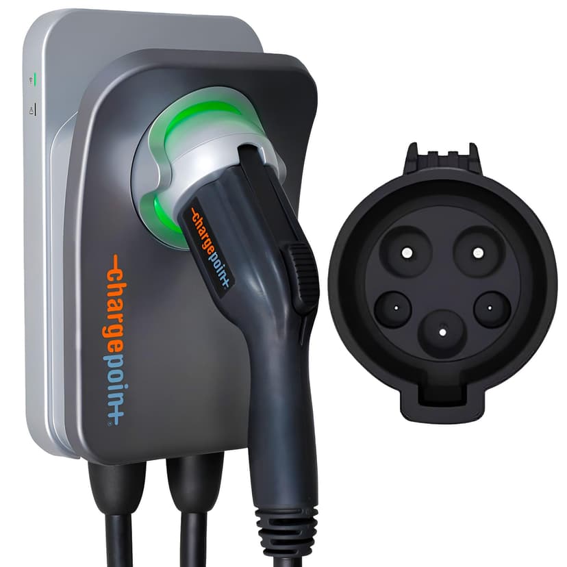 ChargePoint HomeFlex Level 2 EV Charger J1772 - Fast Smart Battery Power Charging at Home for Electric Automobile Vehicles - NEMA 14-50 Plug for Electric Car