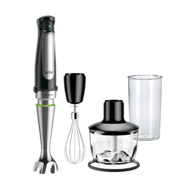 Braun MultiQuick 7 3-in-1 Immersion Blender with Food Processor – Powerful Handheld Electric Stick Blender - Emulsifier for Chopping, Beating & Whisking - Ideal for Soup, Puree, Smoothies & More