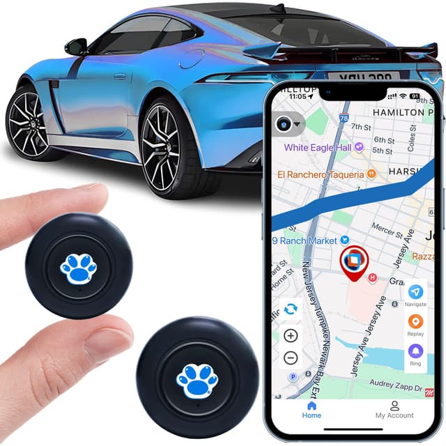GPS Tracker for Vehicles,GPS Tracker Device for Vehicles No Subscription No Monthly Fee Portable Tracking GPS Tracker for Car Kids Dogs Trucks Magnetic GPS Tracking Device