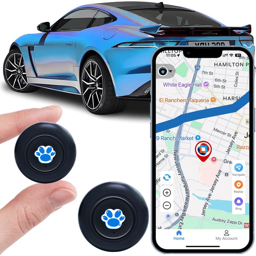 GPS Tracker for Vehicles,GPS Tracker Device for Vehicles No Subscription No Monthly Fee Portable Tracking GPS Tracker for Car Kids Dogs Trucks Magnetic GPS Tracking Device