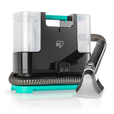IRIS USA Carpet Spot Cleaner Machine 110V with Auto Spray for Low Pile Carpet, Couch, Sofa, Upholstery, Car Detailing, Shallow Berber Rug, Lightweight Portable Chemical-Free Stain Remover, 1000mL Tank