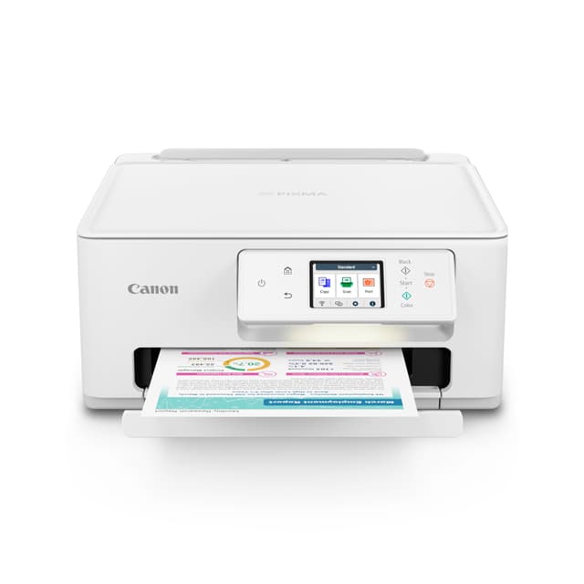 Canon PIXMA TS7720 Wireless All-in-One Inkjet Printer – Print, Copy, Scan – Auto Duplex, 15/10 PPM, 2.7” Touchscreen, Compact Home Photo Printer with Easy Setup