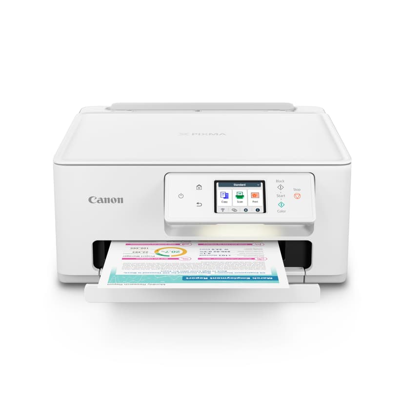 Canon PIXMA TS7720 Wireless All-in-One Inkjet Printer – Print, Copy, Scan – Auto Duplex, 15/10 PPM, 2.7” Touchscreen, Compact Home Photo Printer with Easy Setup
