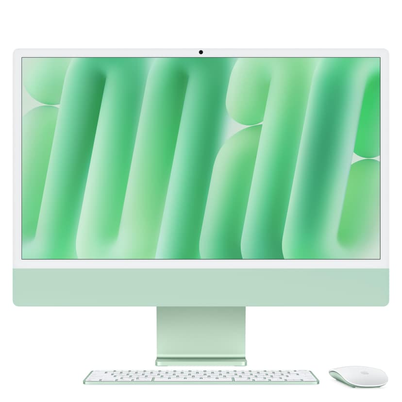Apple 2024 iMac All-in-One Desktop Computer with M4 chip with 10-core CPU and 10-core GPU: Built for Apple Intelligence, 24-inch Retina Display, 16GB Unified Memory, 256GB SSD Storage; Green