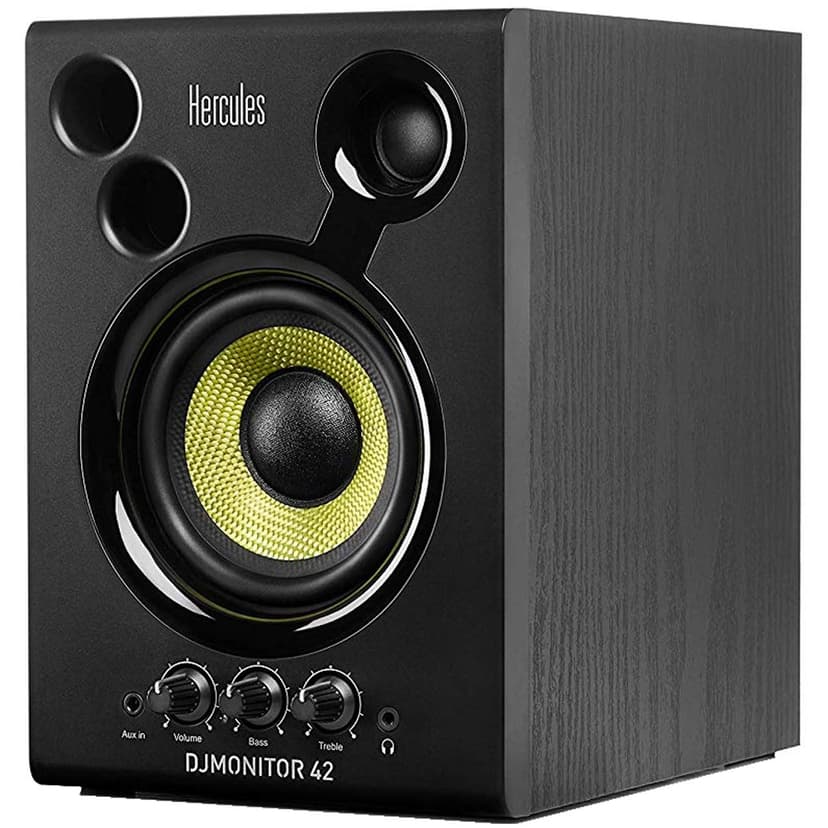 Hercules DJMonitor 42: 2 x 20 watts RMS active monitoring speakers