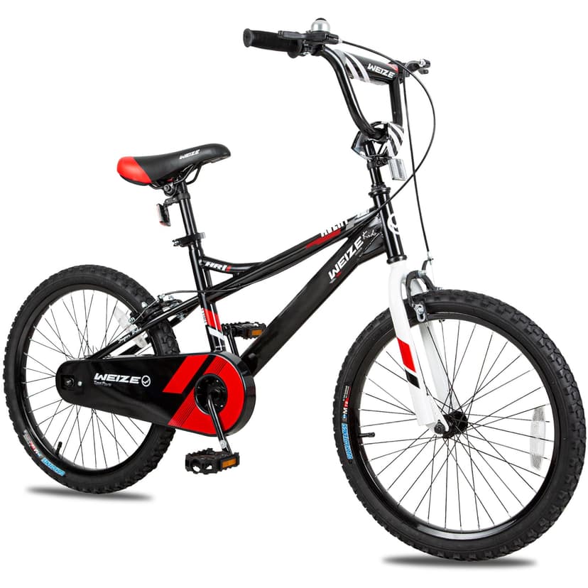 WEIZE Kids Bike, 20 Inch Children Bicycle for Boys Girls Ages 6-12 Years Old, Rider Height 48-60 Inch, Coaster Brake, Multiple Color Options